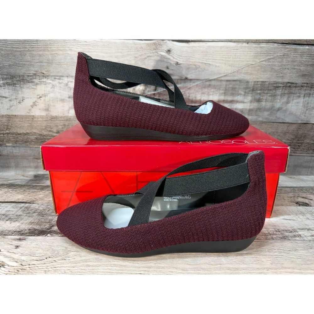 Aerosoles Hierarchy Wine Fabric 534 Women Shoes Red Size 5.5